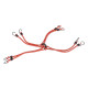 Länkar elastiska gummiband för att fästa bagage 8-armad 60 cm 07 mm bstrap-01 amio-01146