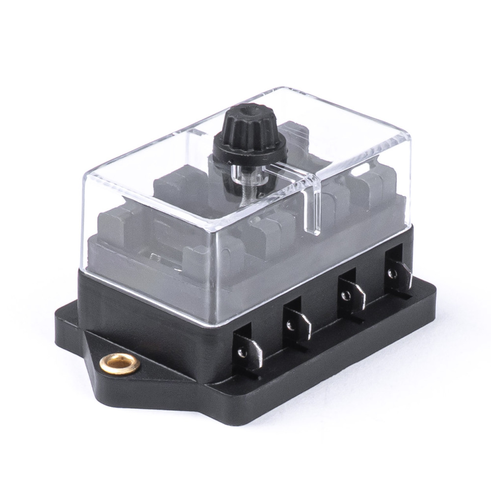 Keramisk säkringsbox med 4 uttag amio-03040 Keramisk säkringsbox med 4 uttag amio-03040