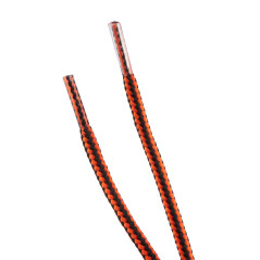 Skosnören till arbetsstövlar, 120 cm, orange-svarta.