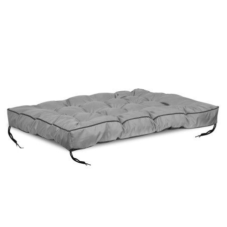 Utomhuskudde för pallar med hög kant och grå kantband 120x80cm. | HandlaSmidigt.se