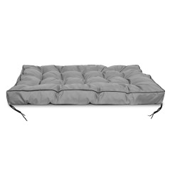 Utomhuskudde för pallar med hög kant och grå kantband 120x80cm. | HandlaSmidigt.se