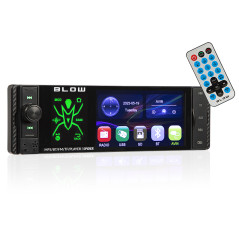78-337- Radio blå spindel 4' rds rgb mp5/usb/micro sd/bluetooth