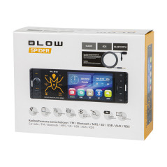 78-337- Radio blå spindel 4' rds rgb mp5/usb/micro sd/bluetooth | HandlaSmidigt.se