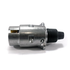 Kontaktplugg för släpvagnskontakt, aluminium, 7-stifts, amio-01255.