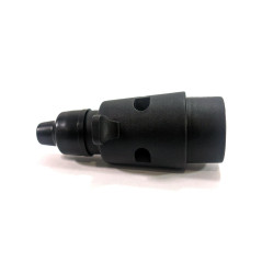 Kontaktdon för dragkrokens släpvagnsplugg i plast, 7-stiftig, artikelnummer amio-01256.