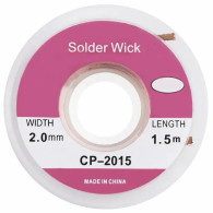 NZ18 Avlödningsrem fläta 2mm x 1,5m
