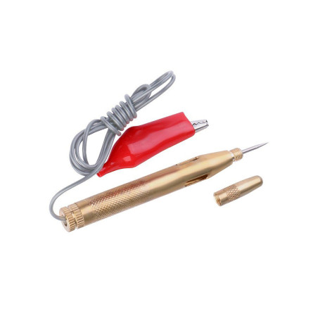 Testare spänningsprovare 6v 12v 24v metallnål amio-01036