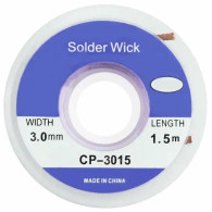 NZ18A Avlödningsrem fläta 3mm x 1,5m