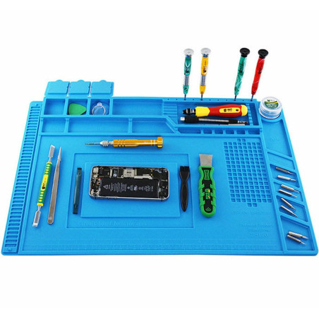 53-063- Antistatisk silikonmatta för lödning 45x30 | HandlaSmidigt.se