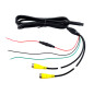 Bilskärmsmonitor 7 tum 12/24V med 10 meters kabel och backkamera 4-pin AHD-set