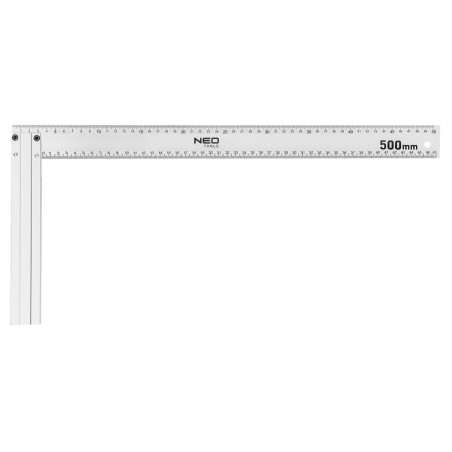 Byggnads vinkel aluminium 500 x 235 mm