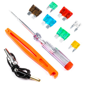 Säkringar säkringsset + provare + gripdon amio-03037