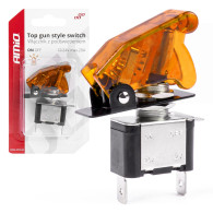 Brytare med orange belysning top gun on off amio-03094