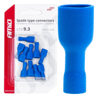 Isolerade platta honkontakter 6,6 mm amio-03068