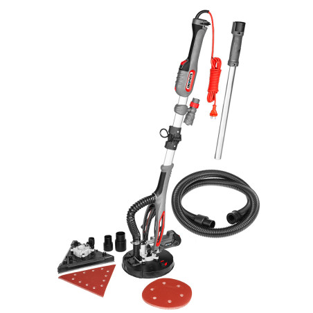 Slipmaskin för gips 710W, 225mm/215 mm, rund och triangulär fot, ficklampa | HandlaSmidigt.se