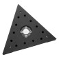 Slipmaskin för gips 710W, 225mm/215 mm, rund och triangulär fot, ficklampa