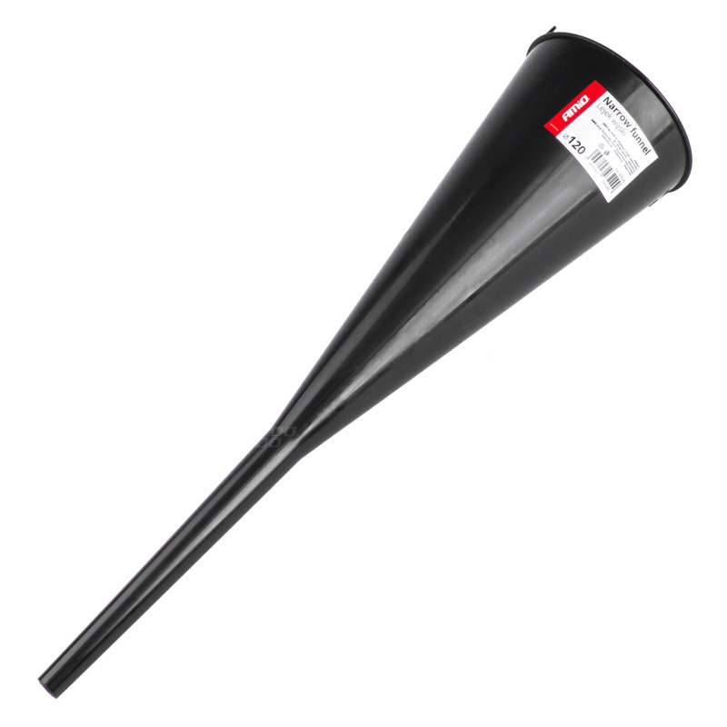 Trattigstratt smal lång universell tratt för bränsle vätskor vatten 46 cm amio-03229