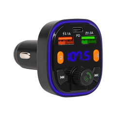 74-170- FM-sändare med Bluetooth 5.0 + QC3.0 + PD 20W | HandlaSmidigt.se