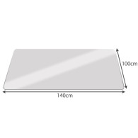 Stolskydd 100x140 cm RUHHY - mjölkig
