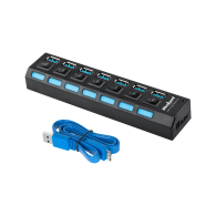 USB 3.0-hubb med 7 portar Rebel