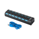 USB 3.0-hubb med 7 portar Rebel