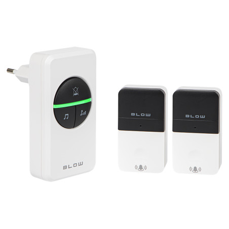 17-124- Trådlös ringklocka Kinetic DK-12