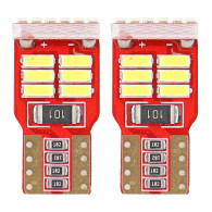 LED-lampor Canbus 18SMD 4014 T10E W5W vit 12V AMIO-01286