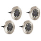67-497- Solcellsdrevet LED-infartslampa 4 st