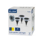 67-497- Solcellsdrevet LED-infartslampa 4 st