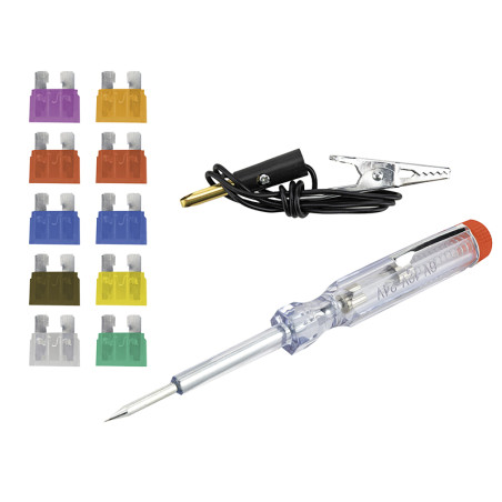 67-081- Bilsäkringssats för bil 10 st + testare