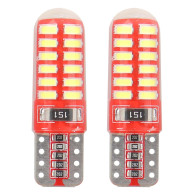 LED-lampor canbus 24smd 3014 t10e w5w silca vit 12v amio-01444