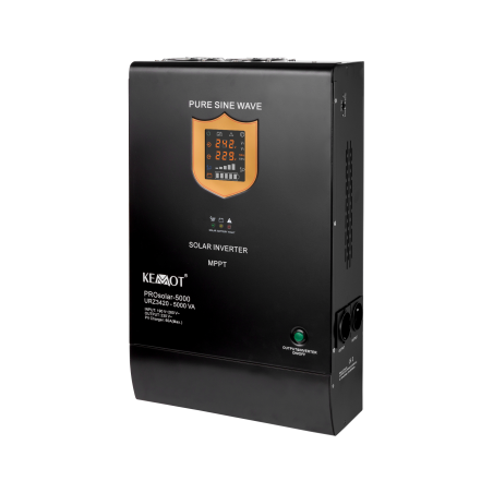 Solomvandlare för väggmontering (inverter) KEMOT PROsolar-5000 (48V 230V 5000VA/3500W)