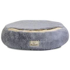 Sängen Shaggy Fluffy med ljusgrått tak med en diameter på 60 cm. | HandlaSmidigt.se