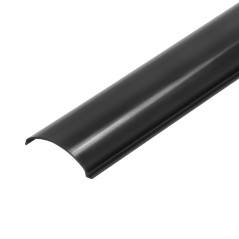 Lampa till vinklade profiler från serien AD-LP-6502, 2m, svart polykarbonat