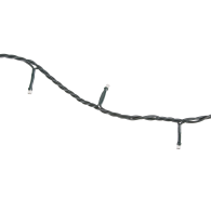 Lampki choinkowe 10 m, wewnętrzne, ciepłe białe, 230 V