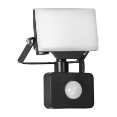 PORTO S LED 10W strålkastare med PIR, 800lm, IP44, 4000K, aluminium + polykarbonat | HandlaSmidigt.se