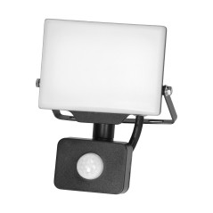 PORTO S LED 20W strålkastare med PIR, 1600lm, IP44, 4000K, aluminium + polykarbonat | HandlaSmidigt.se