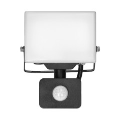 PORTO S LED 20W strålkastare med PIR, 1600lm, IP44, 4000K, aluminium + polykarbonat | HandlaSmidigt.se
