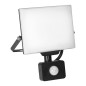 PORTO S LED 30W strålkastare med PIR, 2400lm, IP44, 4000K, aluminium + polykarbonat