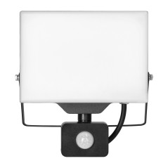 PORTO S LED 50W strålkastare med PIR, 4000lm, IP44, 4000K, aluminium + polykarbonat | HandlaSmidigt.se