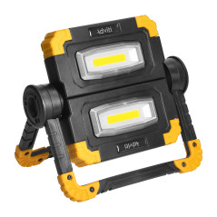 GEMINIX LED 2x10W, arbetsbelysning, portabel med batteri, 1200lm, IP44, 4000K, 5000mAh