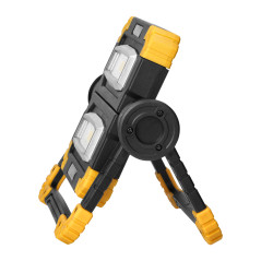 GEMINIX LED 2x10W, arbetsbelysning, portabel med batteri, 1200lm, IP44, 4000K, 5000mAh | HandlaSmidigt.se