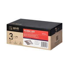 PLANA set med 3 LED-underställningslampor, 3x4W, 3x240lm, 4000K, med beröringsfri strömbrytare, grå | HandlaSmidigt.se