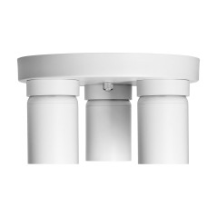 MALTA SP 3, vägg- och takmonterad armatur, GU10 max. 3x12W, IP20, vit, rund bas | HandlaSmidigt.se