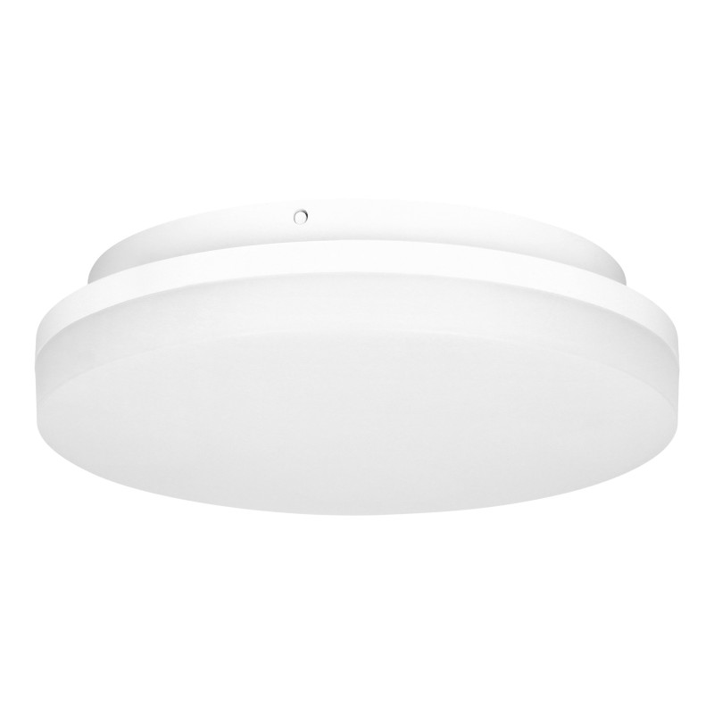 MIDDAG LED 18W, taklampa med mikrovågsrörelsesensor, 1880lm, IP54, 4000K, skärm av PC