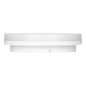 MIDDAG LED 18W, taklampa med mikrovågsrörelsesensor, 1880lm, IP54, 4000K, skärm av PC