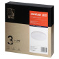 MIDDAGSLAMPA LED 30W, taklampa, 3225lm, IP54, 4000K, PC-skärm
