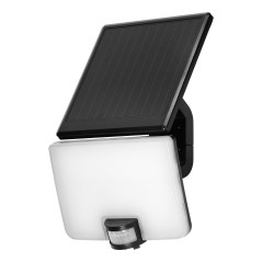 SOLIS led 10W, solstrålkastare med pir rörelsesensor, 1200lm, IP54, 4000K, 3000 mAh, svart