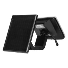 SOLIS led 10W, solstrålkastare med pir rörelsesensor, 1200lm, IP54, 4000K, 3000 mAh, svart | HandlaSmidigt.se