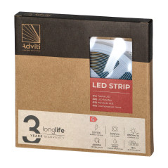 LED-remsa COB 12V, 480L/m, 850lm/m, 10W/m, IP20, 4000K, 5m

Let me know if you need help with anything else. | HandlaSmidigt.se